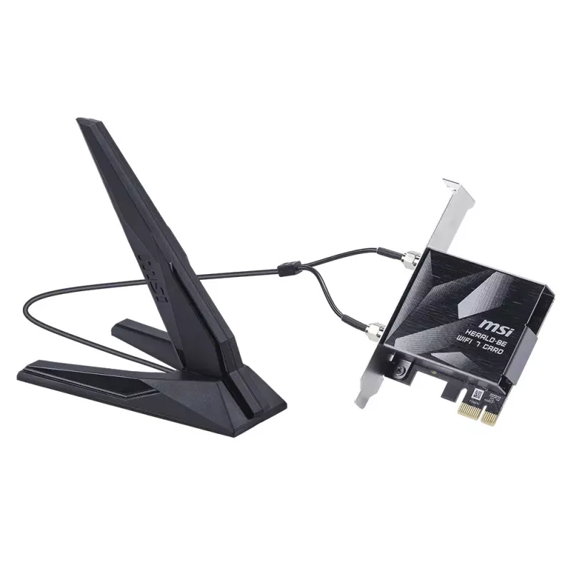 Placa de rede Herald BE9400 WiFi 7 PCIe