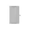 Armário Rack de parede 19 polegadas 12HE 540x350 cinzento porta de vidro (embalagem plana)