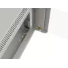 Armário Rack de parede 19 polegadas 12HE 540x350 cinzento porta de vidro (embalagem plana)
