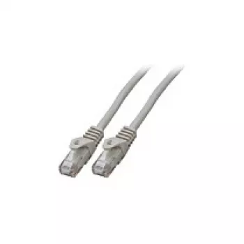 Cabo de rede EFB RJ45 U/UTP Cat.5e LSZH cinzento 7,50 m AWG24/7