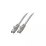 Cabo de rede EFB RJ45 U/UTP Cat.5e LSZH cinzento 7,50 m AWG24/7