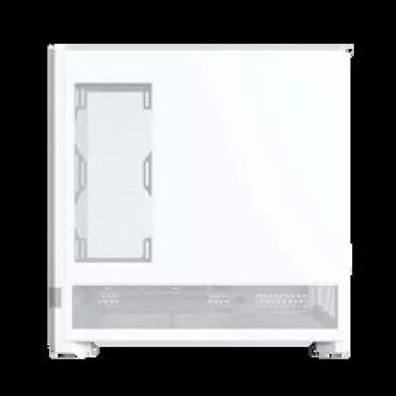 Caixa de PC Montech Sky 3, Midi-Tower, ATX, ARGB, vidro temperado – branco