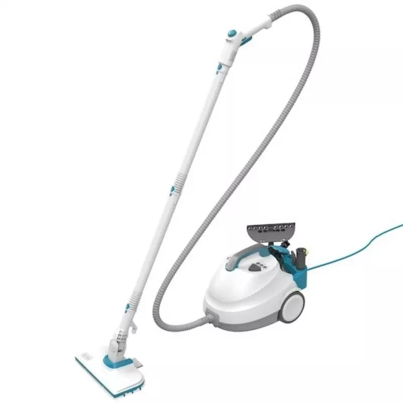 Black & Decker BHSMP2314-QS Limpador a vapor Limpador a vapor cilíndrico 1,2 L 2300 W azul, branco