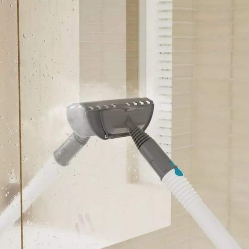 Black & Decker BHSMP2314-QS Limpador a vapor Limpador a vapor cilíndrico 1,2 L 2300 W azul, branco