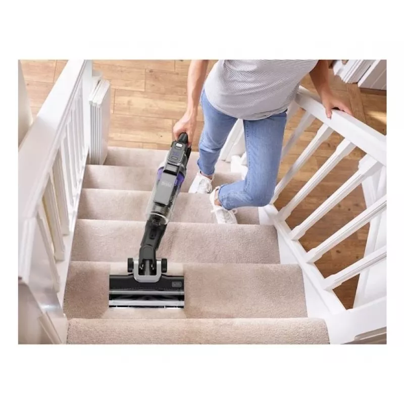 Aspirador vertical sem saco Black & Decker BSV520BRP-QW com escova elétrica a bateria 0,65 L 2 Ah