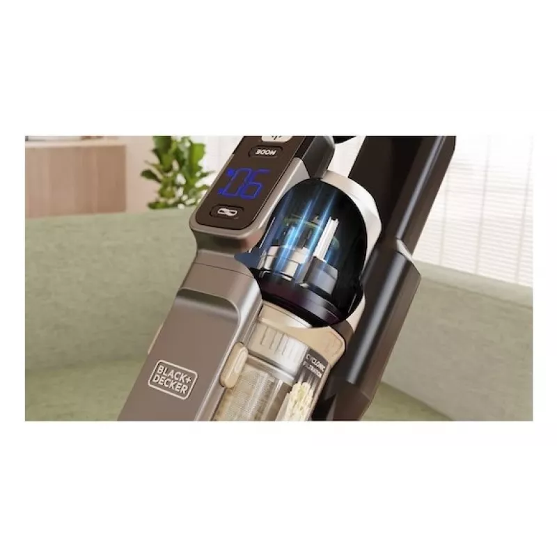 Aspirador vertical sem saco Black & Decker BSV525BLP-QW com escova elétrica a bateria 0,65 l 2,5 Ah