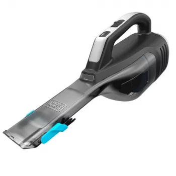 Aspirador de mão sem saco Black & Decker DVD320B preto, prateado, turquesa