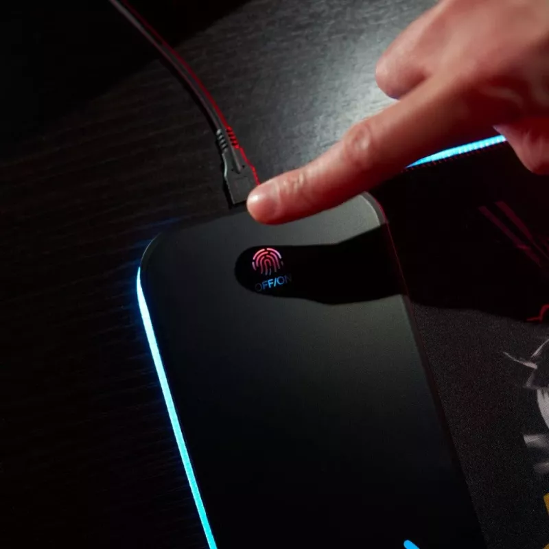 Tapete de rato Numskull Mortal Kombat + carregamento sem fios 30x80cm