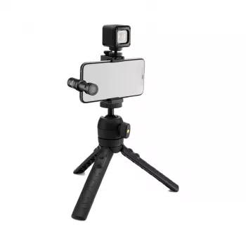 RØDE Vlogger Kit iOS tripé telemóvel 3 pernas preto