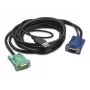 Cabo de teclado/vídeo/rato (KVM) APC – USB, HD-15 (VGA)