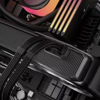 Cabo PCIe de 6+2 pinos com revestimento premium Corsair, para fonte de alimentação Type-5 – preto