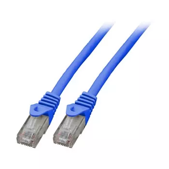 Cabo de patch EFB RJ45 Cat.5e U/UTP LSZH CCA AWG24/7 azul 2m