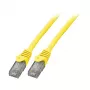 EFB Elektronik K8110GE.7,5 Cabo de patch Cat5e U/UTP LSZH, RJ-45, 7,5 m, amarelo