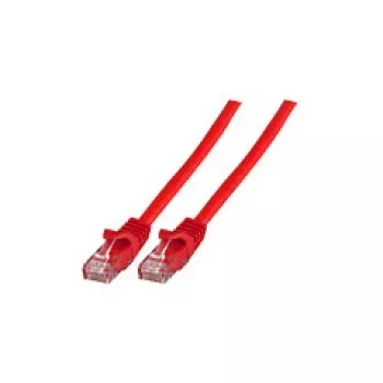 Cabo de patch EFB RJ45 Cat.5e U/UTP LSZH CCA AWG24/7 vermelho 7,5m