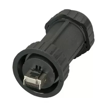 EFB Elektronik IP68FST6AB - Prensa-cabos para ficha RJ45 de montagem no campo, 6,5 - 9,0mm