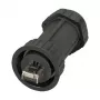 EFB Elektronik IP68FST6AB - Prensa-cabos para ficha RJ45 de montagem no campo, 6,5 - 9,0mm