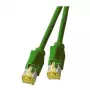 Cabo de patch EFB RJ45 Cat.6A S/FTP LSZH Draka UC900 TM31 verde 0,25 m