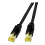 Cabo de patch EFB RJ45 Cat.6A S/FTP LSZH Draka UC900 TM31 preto 50m