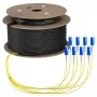 Cabo Trunk EFB U-DQ(ZN)BH OS2 8E (1x8) SC-SC 90m Dca LSZH G657A1