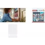 tesa Powerstrips CLICK Faixas adesivas MEDIUM Slim, branco para fixar quadros e decoração de parede plana, - 1 unid. (77721-00030)