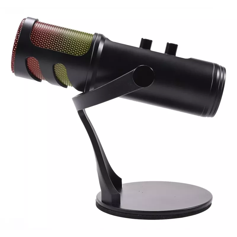 Microfone de streaming RGB Deltaco Gaming preto