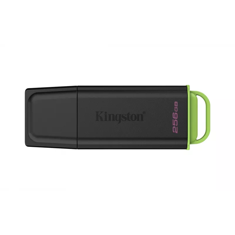 Kingston Technology DataTraveler 256GB USB 3.2 Gen 1 portátil Exodia preto/verde