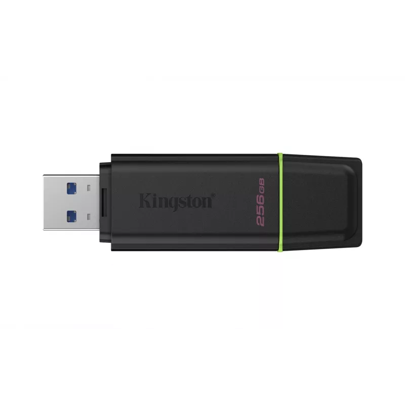 Kingston Technology DataTraveler 256GB USB 3.2 Gen 1 portátil Exodia preto/verde