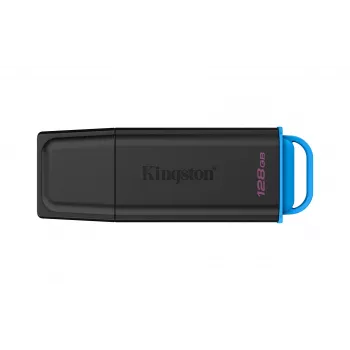 Kingston Technology DataTraveler 128GB USB 3.2 Gen 1 portátil Exodia preto/azul