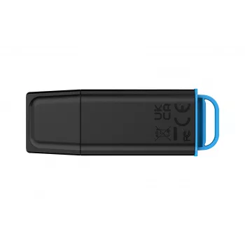 Kingston Technology DataTraveler 128GB USB 3.2 Gen 1 portátil Exodia preto/azul