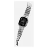 NOMAD Stratos Band - Bracelete de titânio para Apple Watch 49mm com FKM (titânio natural, FKM preto)