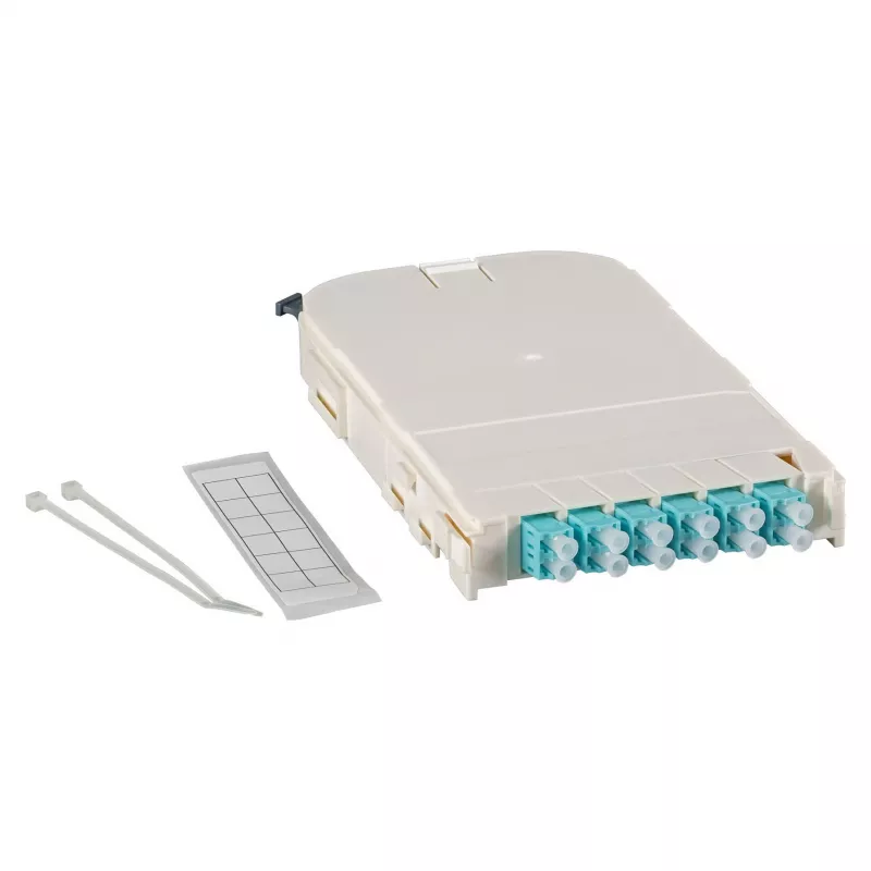 EFB Elektronik Módulo FTTH para FTTH-BGT, 12 portas LC/APC, acopladores cerâmicos OS2