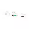 Conjunto de moldura multifunções com adaptador de 1 e 2 portas formato Keystone (HDMI, USB, EFB