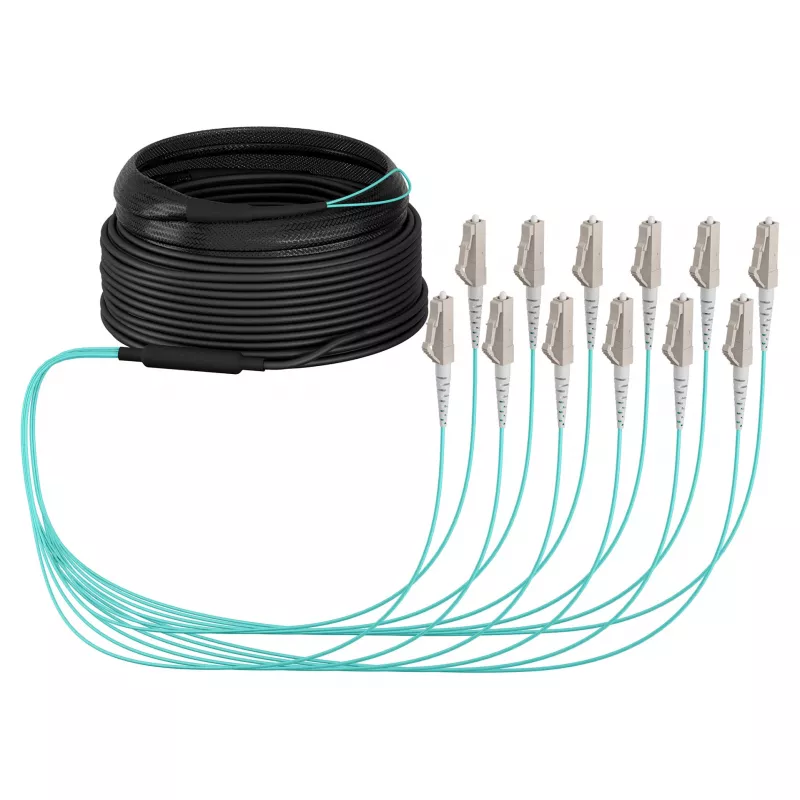 Cabo trunk U-DQ(ZN)BH OM3 12G (1x12) LC-LC 20m Dca LSZH EFB