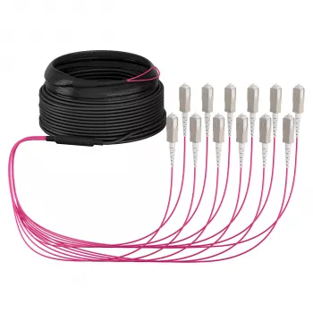 Cabo trunk EFB U-DQ(ZN)BH OM4 12G (1x12) SC-SC 10m Dca LSZH