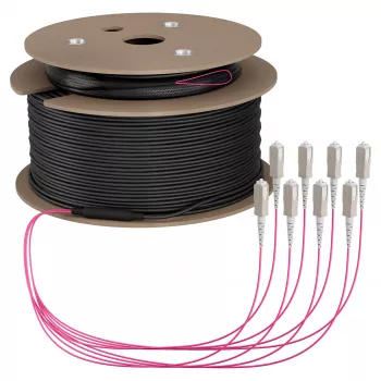 Cabo trunk EFB U-DQ(ZN)BH OM4 8G (1x8) SC-SC 160m Dca LSZH
