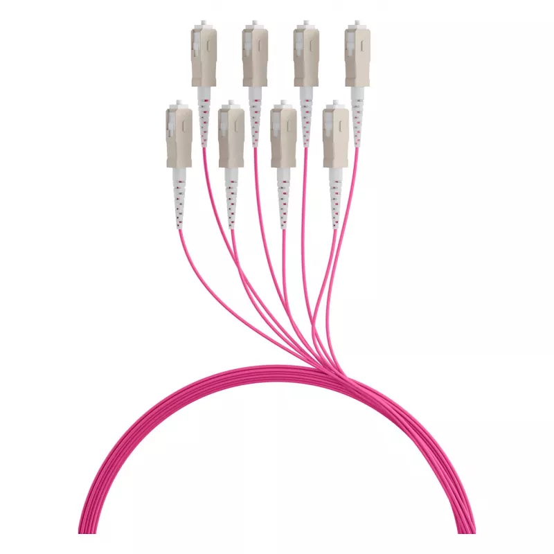 Cabo trunk EFB U-DQ(ZN)BH OM4 8G (1x8) SC-SC 180m Dca LSZH