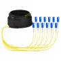 Cabo trunk EFB U-DQ(ZN)BH OS2 12E (1x12) SC-SC 20m Dca LSZH G657A1