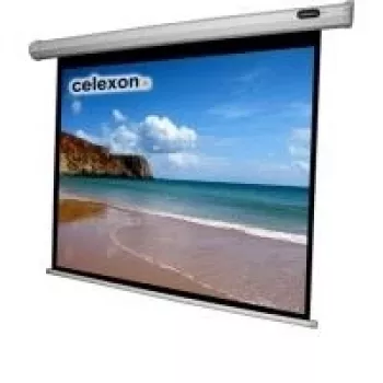 Celexon Economy ecrã elétrico - ecrã - montagem no teto possível, adequado para montagem na parede - motorizado - 250 cm (98) - 4:3 (1090073)