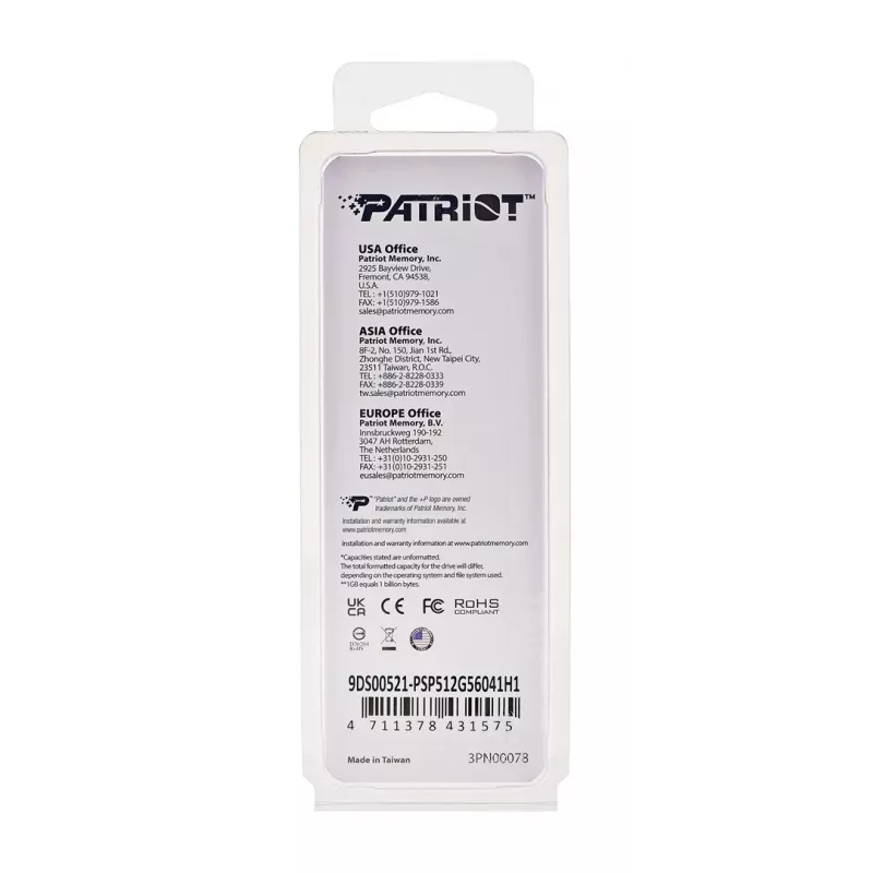 Patriot Premium Preto DDR5 12GB 5600MHz Radiador 1Rank