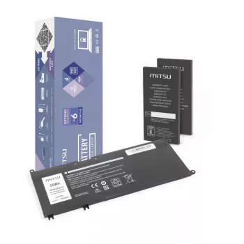 Bateria para Dell Inspiron 15 5587, 7588 3600 mAh (55 Wh) 15,2 Volt