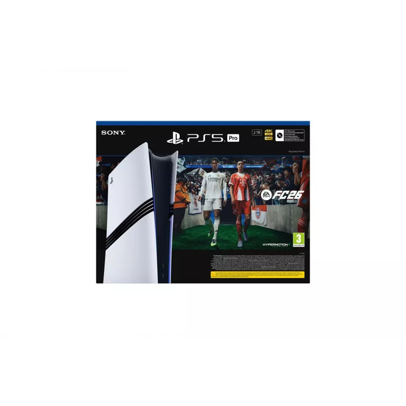 Sony Playstation 5 Pro FC26 Bundle 2 TB Wi-Fi Preto, Branco