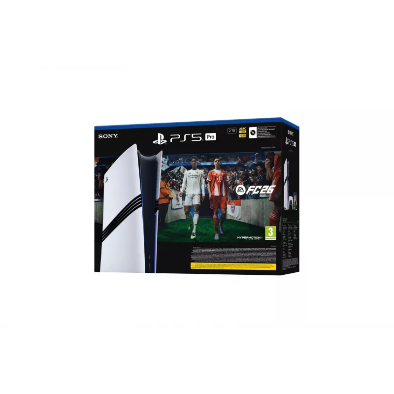 Sony Playstation 5 Pro FC26 Bundle 2 TB Wi-Fi Preto, Branco