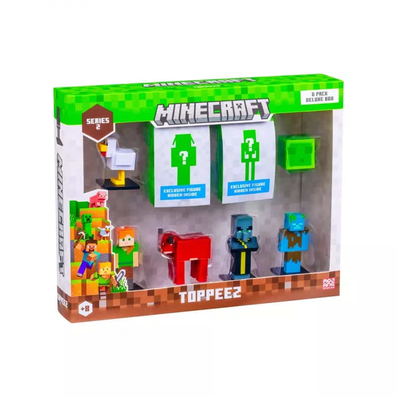 Minecraft S2 Figuras - Caixa Deluxe de 8 (sortido)