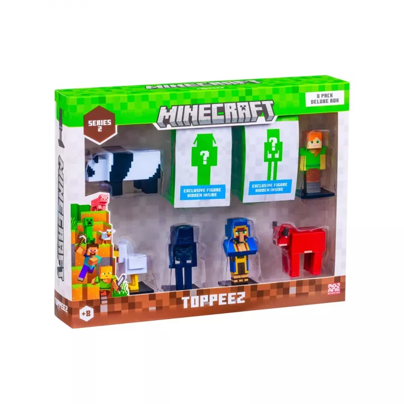 Minecraft S2 Figuras - Caixa Deluxe de 8 (sortido)