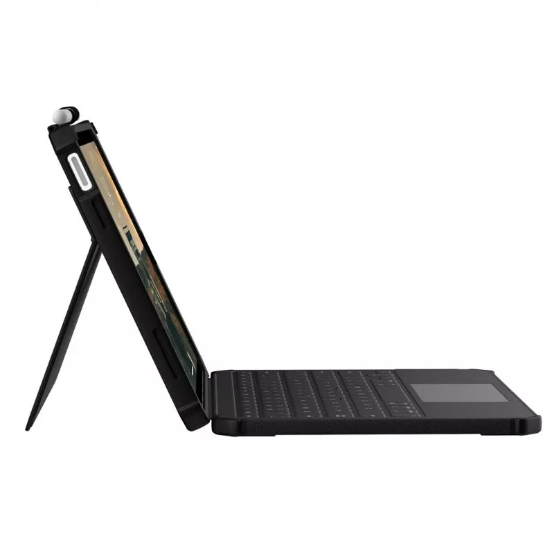 UAG Teclado USB-C - capa protetora com teclado para iPad 10.9 10.ª ger. / 11 (A16) com suporte para Apple Pencil (preto/cinzento)
