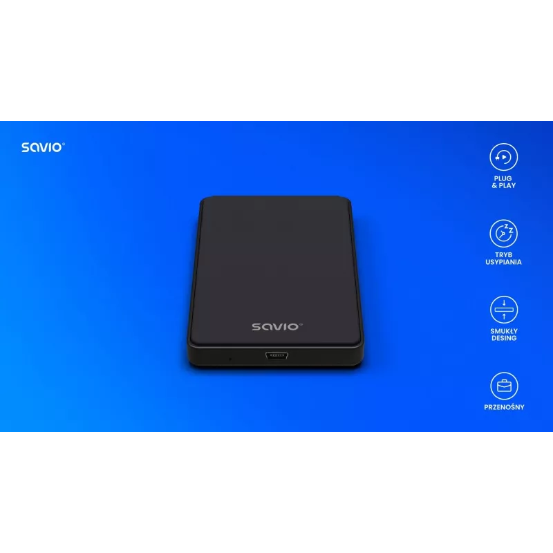 Caixa externa para HDD/SSD AK-73 SAVIO