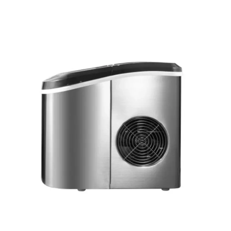Máquina de cubos de gelo portátil LIN ICE PRO-S12 prateado