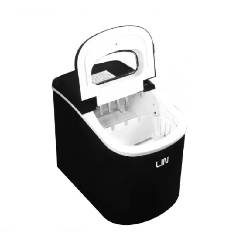Máquina de cubos de gelo portátil LIN ICE PRO-B12 preto