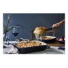 Staub Forma retangular de cerâmica, azul-escuro, 34x24x7,6