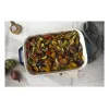 Staub Forma retangular de cerâmica, azul-escuro, 34x24x7,6